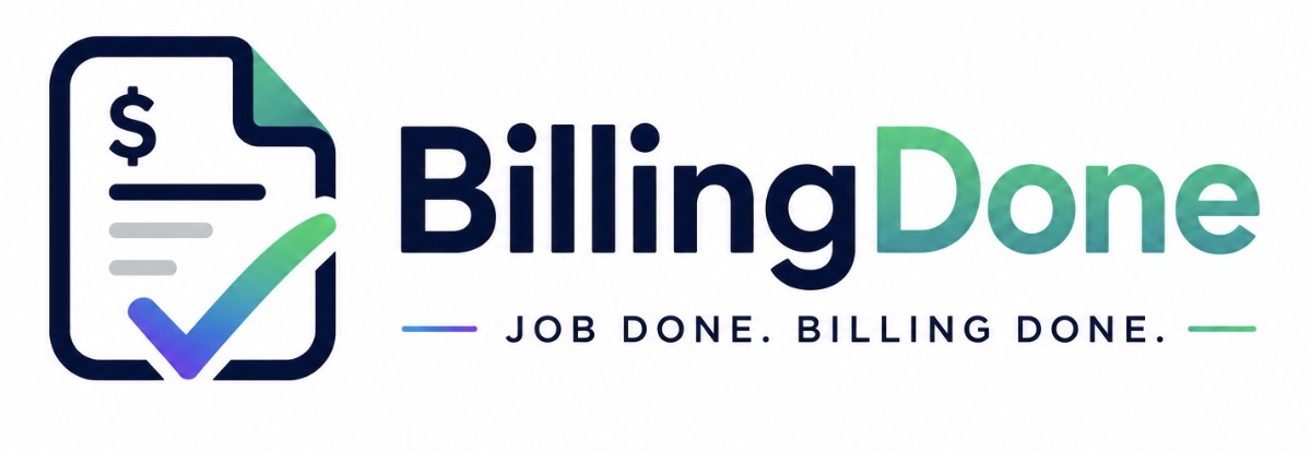 BillingDone logo - AI invoice generator for contractors